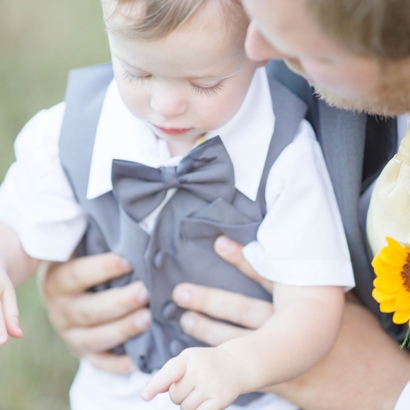 12-18M 5pc Formal shorts suit w hat & bow tie - Picture 8 of 8